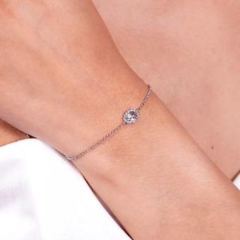 Jewellery Petite Moon Bracelet - Silvershade (Silver) #2 thumbnail