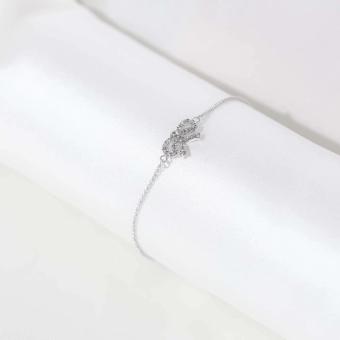 Jewellery Petite Antoinette Bow bracelet - Crystal (Silver) #0 default thumbnail