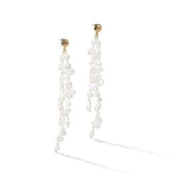 Jewellery Clemence Falls 18k Gold Baroque Pearl Drop Earrings #1 thumbnail