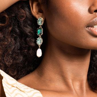 Jewellery Seraphina Jewel Cubic Zirconia Drop Earrings #0 default thumbnail