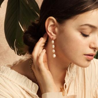 Jewellery Cecile Quatre Pearl Drop Earrings #0 default thumbnail