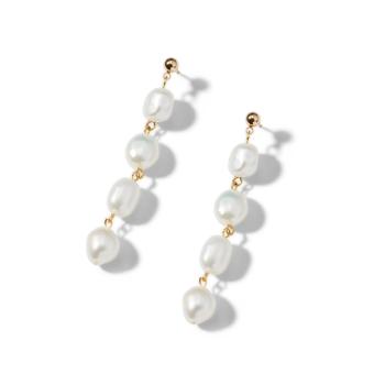 Jewellery Cecile Quatre Pearl Drop Earrings #1 thumbnail