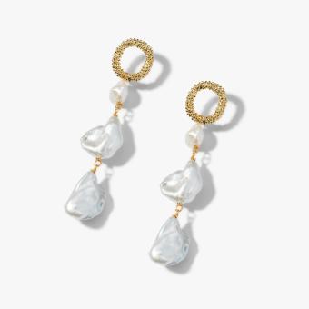 Jewellery Abigail Baroque Pearl Drop Earrings #1 thumbnail