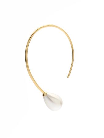 Jewellery Pearl Hoop Earring #2 thumbnail
