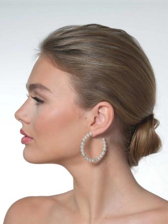 Jewellery Pearl Hoop Earrings #2 thumbnail